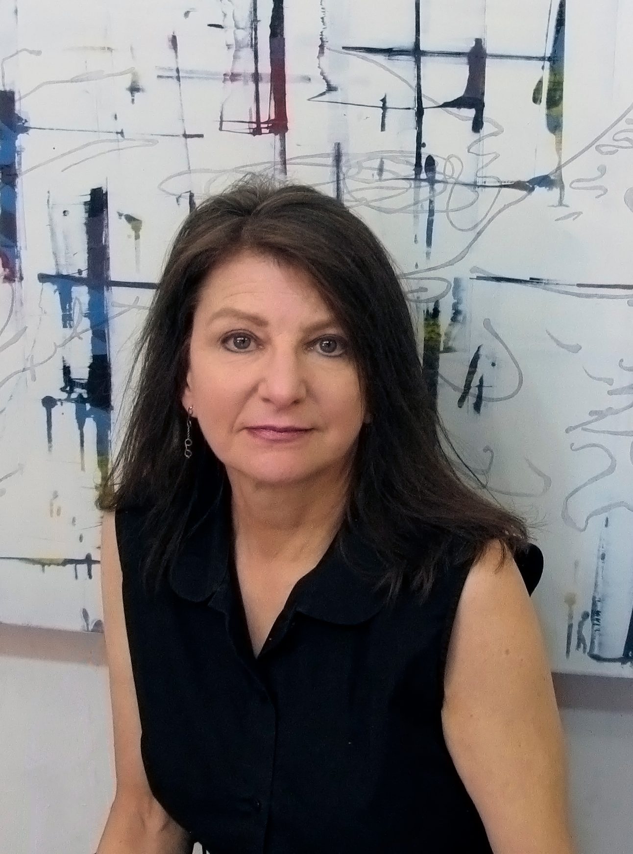 artist in studio photo